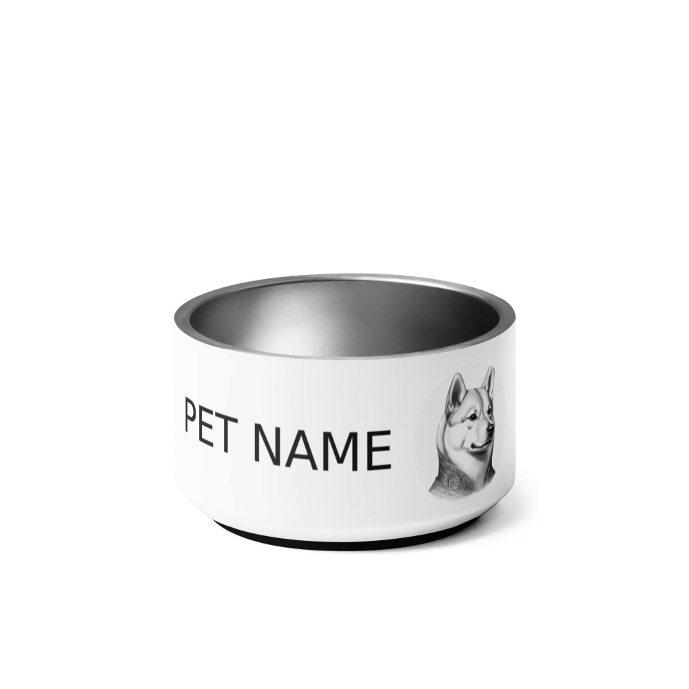 PugMug Custom Shiba Inu Pet Bowl