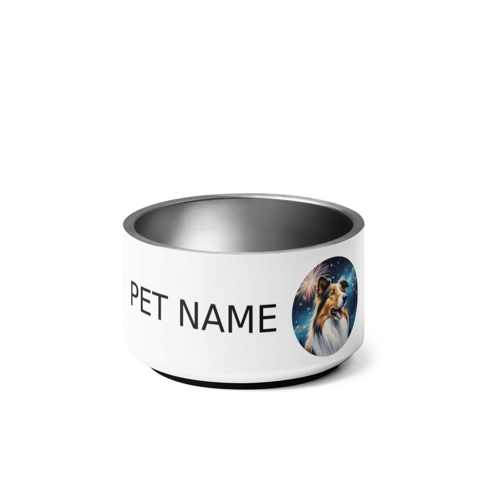 PugMug Custom Collie Pet Bowl