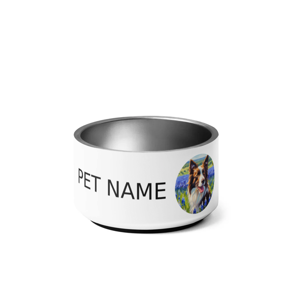 PugMug Custom Border Collie Pet Bowl