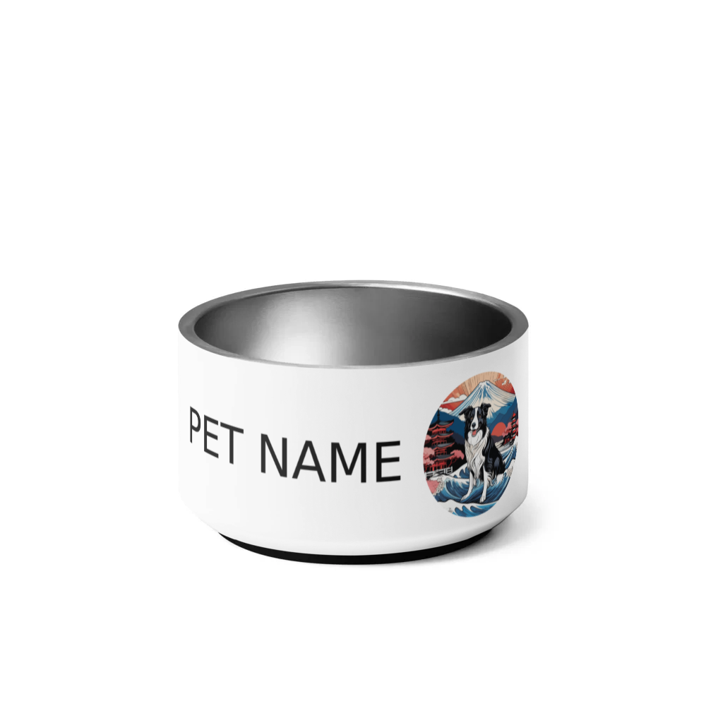 PugMug Custom Border Collie Pet Bowl