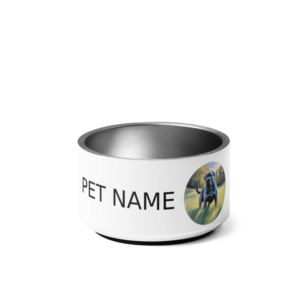 PugMug Custom Cane Corso Pet Bowl