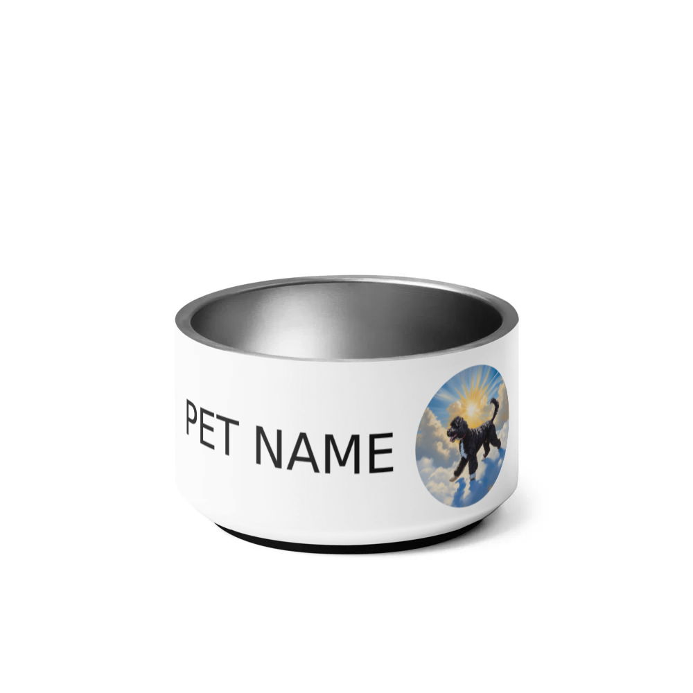PugMug Custom Portuguese Water Dog Pet Bowl