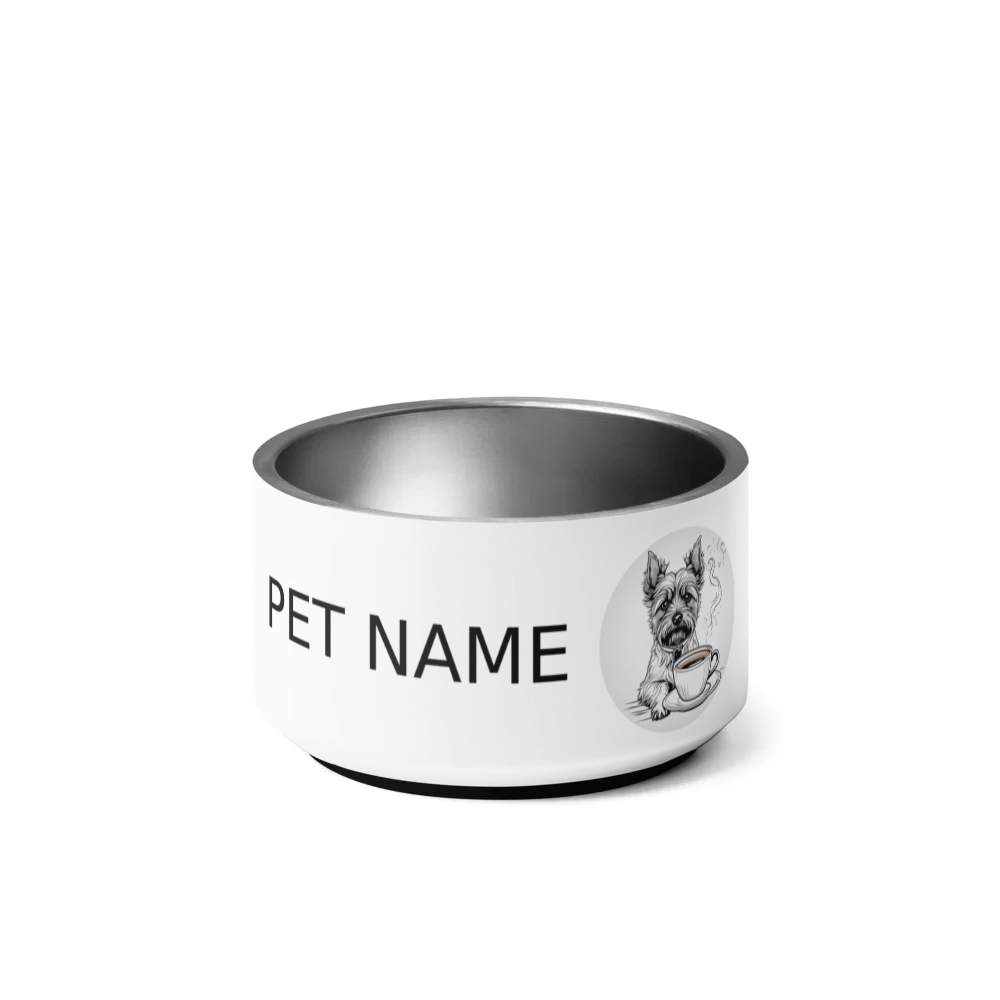 PugMug Custom Cairn Terrier Pet Bowl