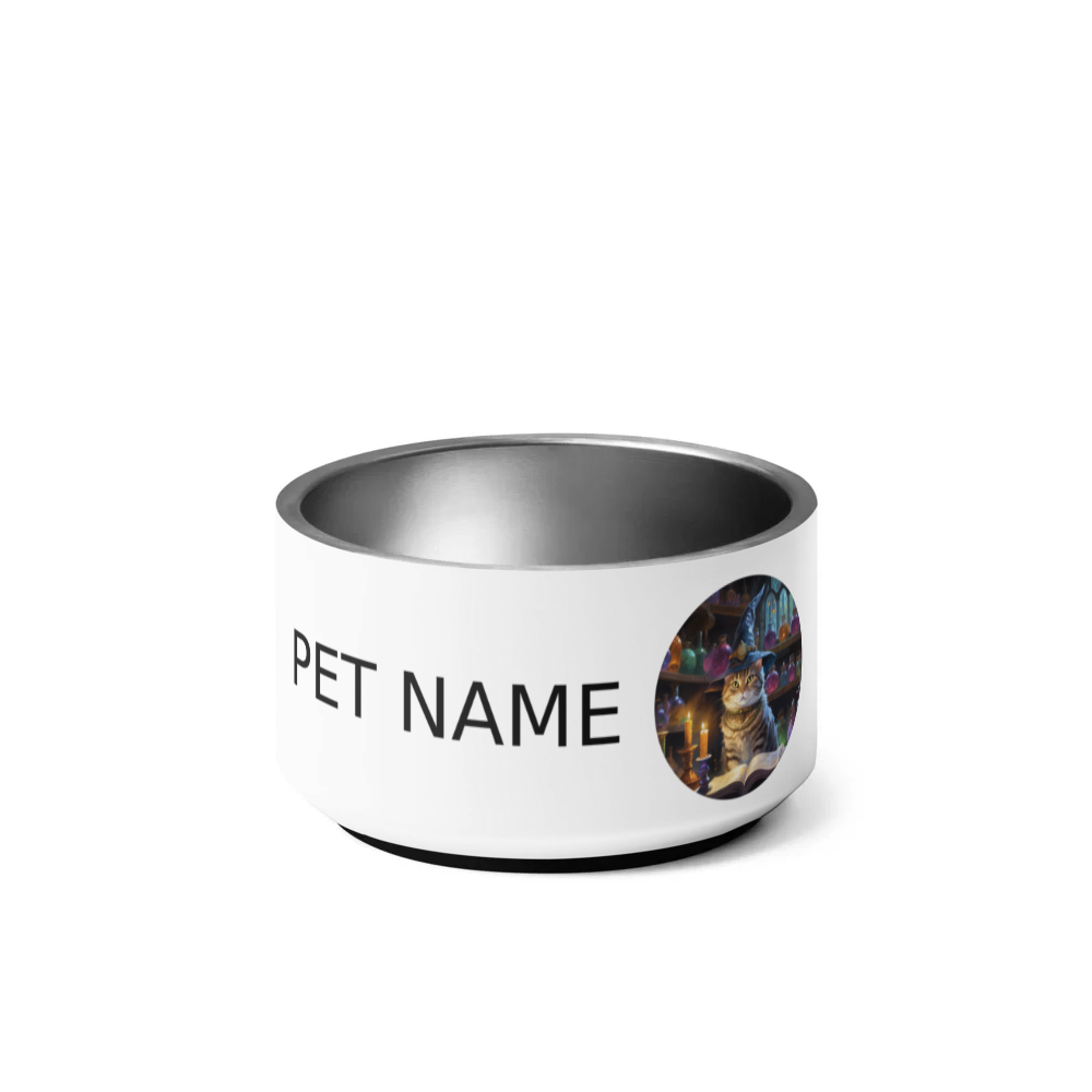 PugMug Custom Tabby American Shorthair Cat Pet Bowl