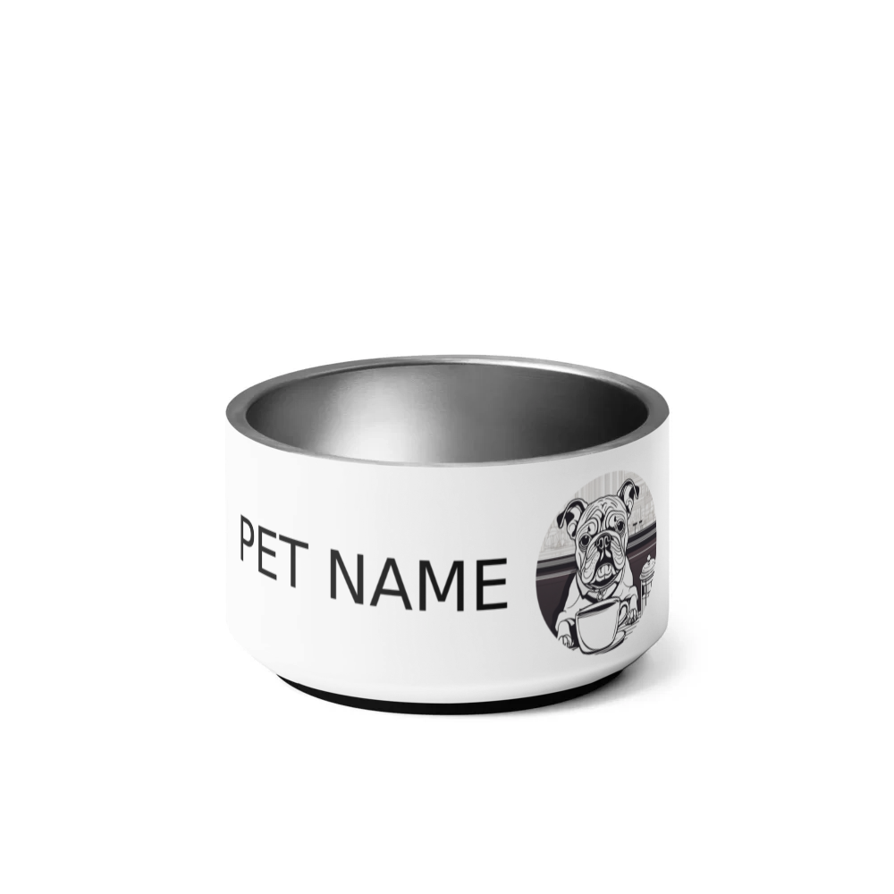 PugMug Custom Bulldog Pet Bowl
