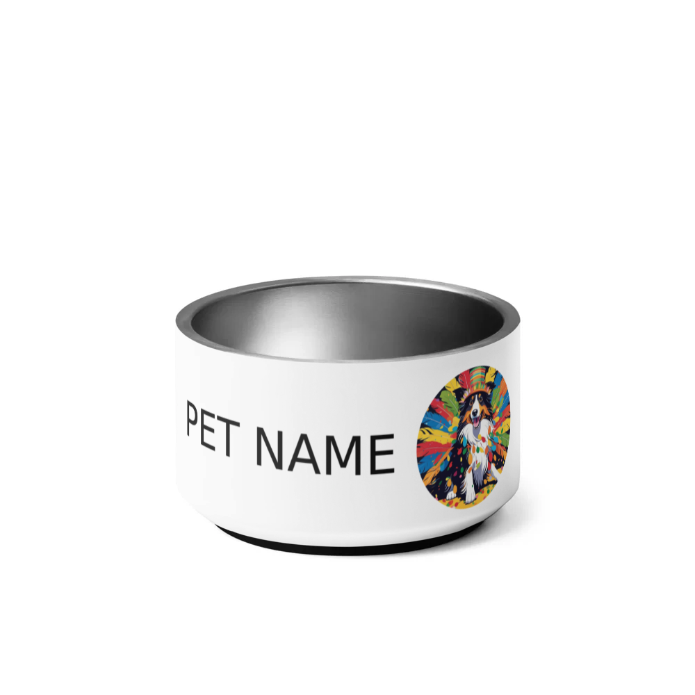 PugMug Custom Collie Pet Bowl
