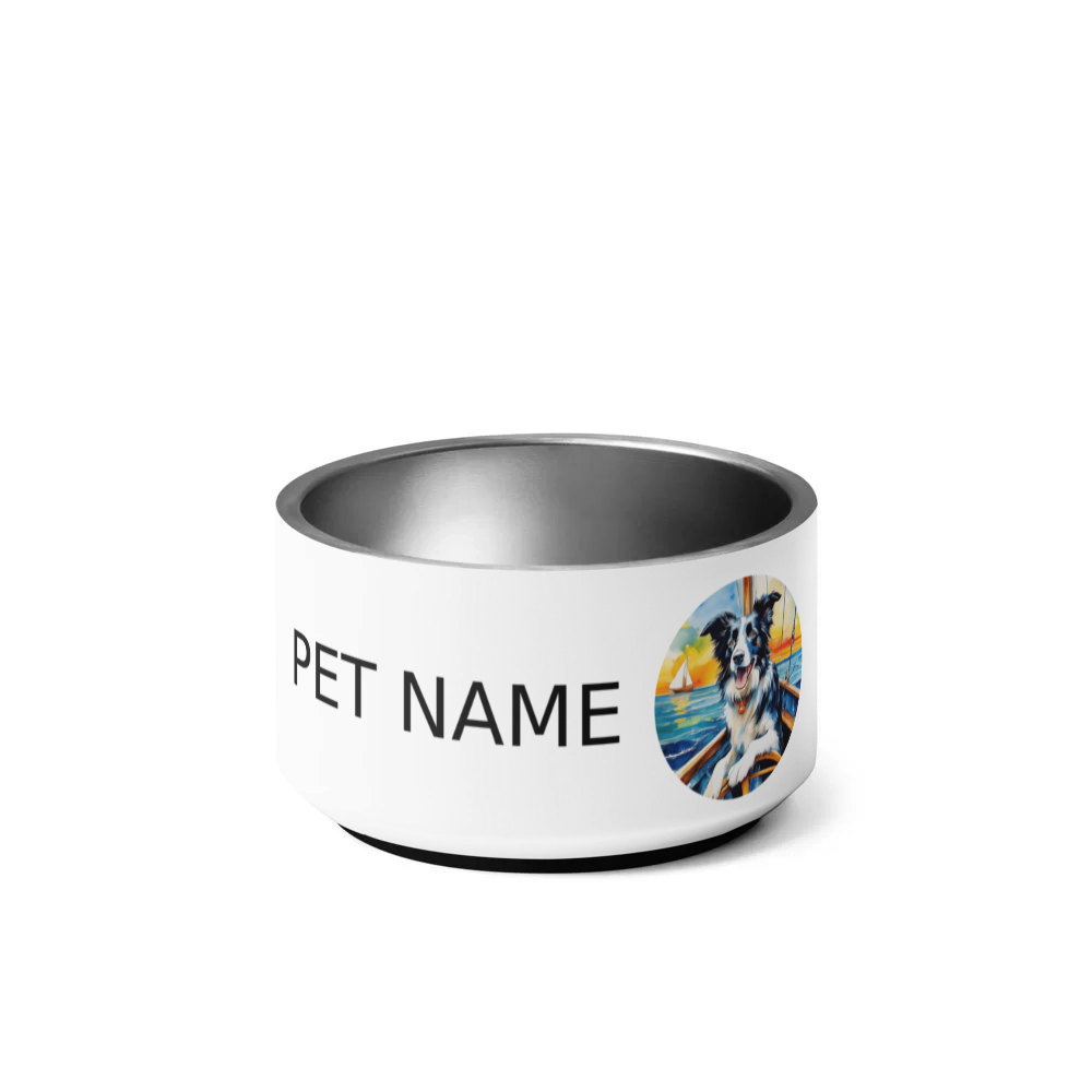 PugMug Custom Border Collie Pet Bowl