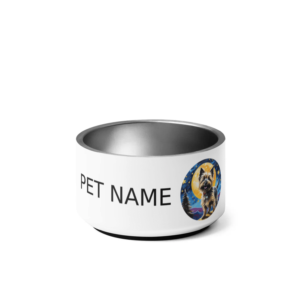 PugMug Custom Cairn Terrier Pet Bowl