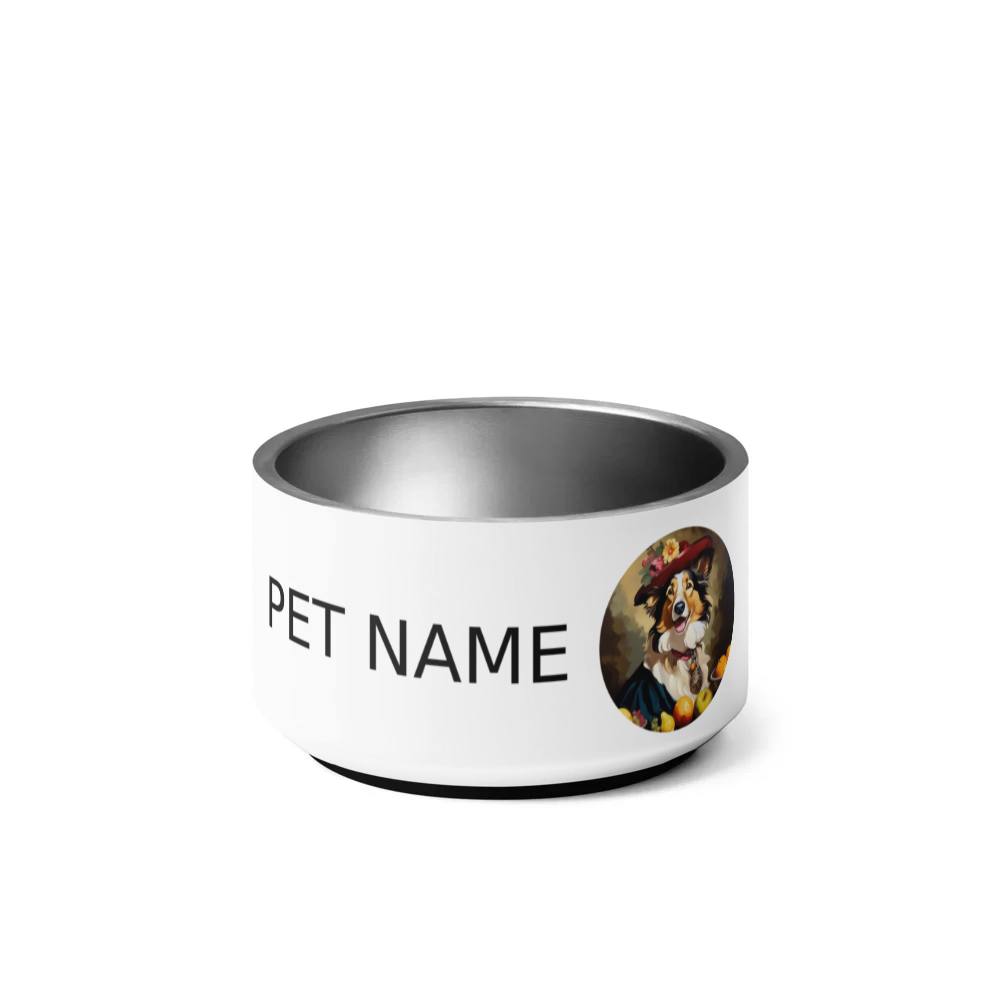 PugMug Custom Collie Pet Bowl