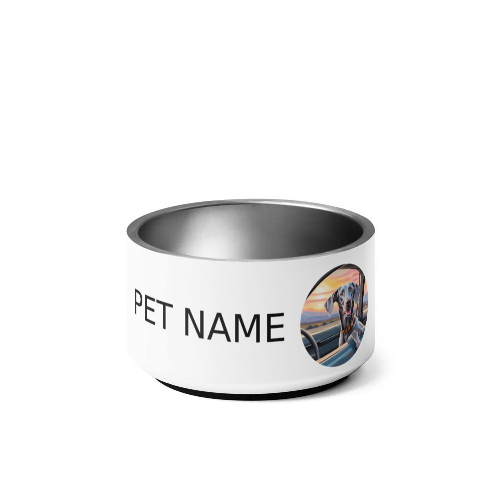 PugMug Custom Weimaraner Pet Bowl