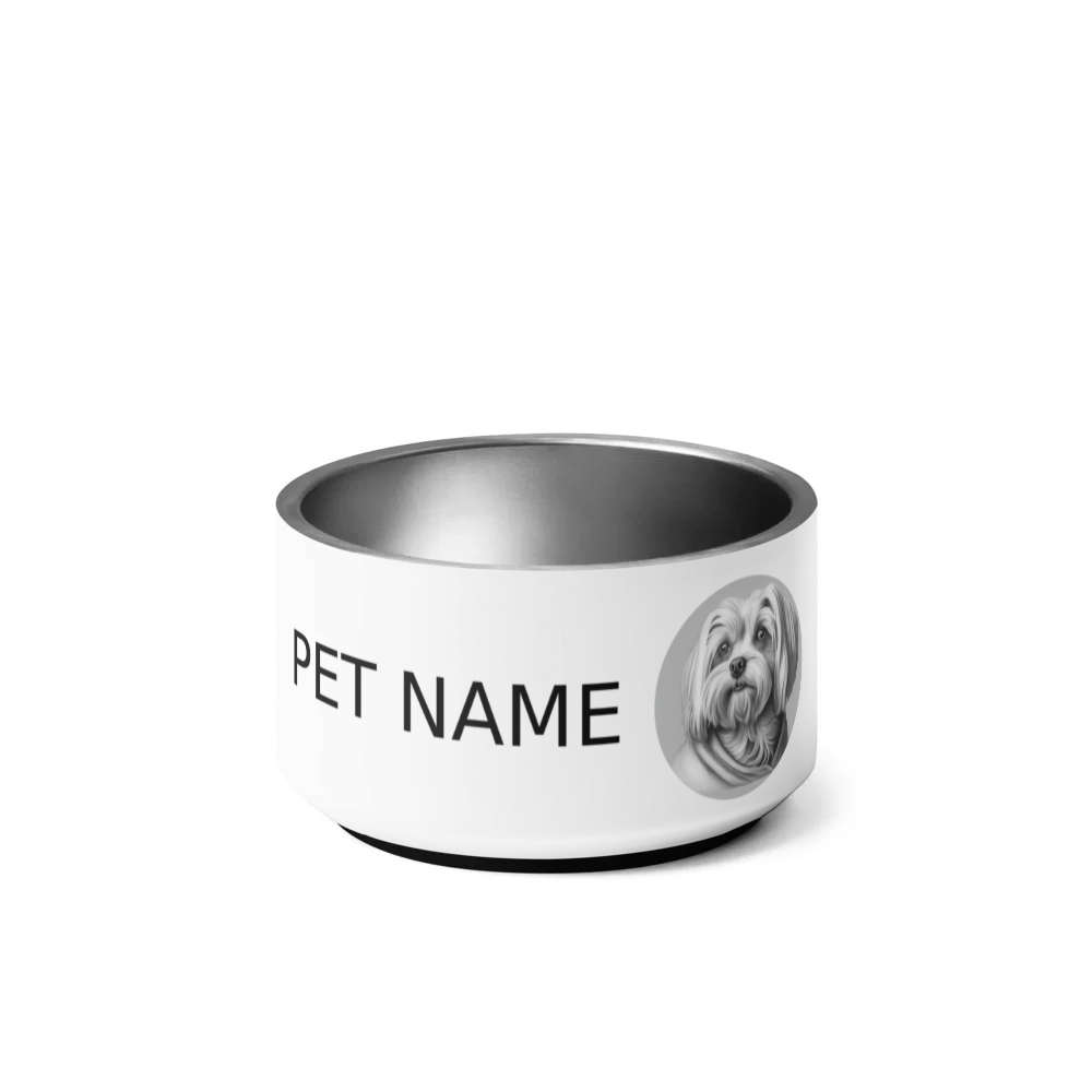 PugMug Custom Maltese Dog Pet Bowl