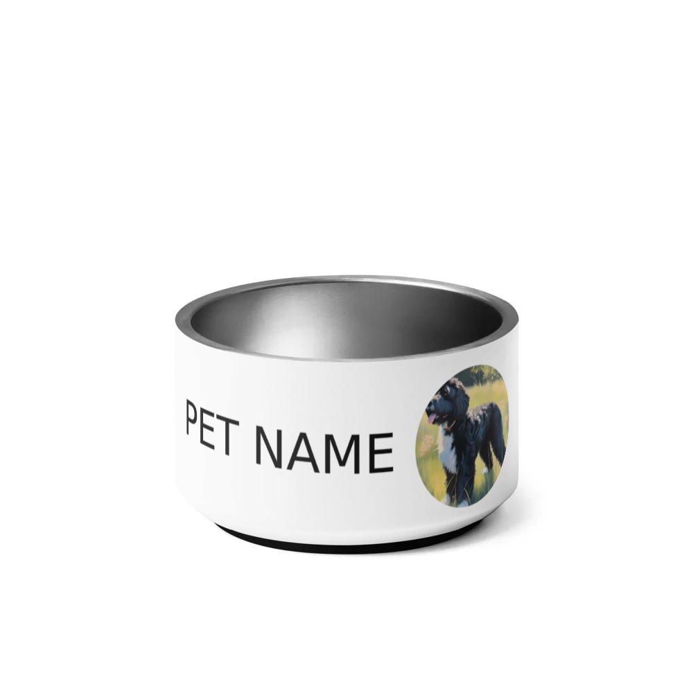 PugMug Custom Portuguese Water Dog Pet Bowl