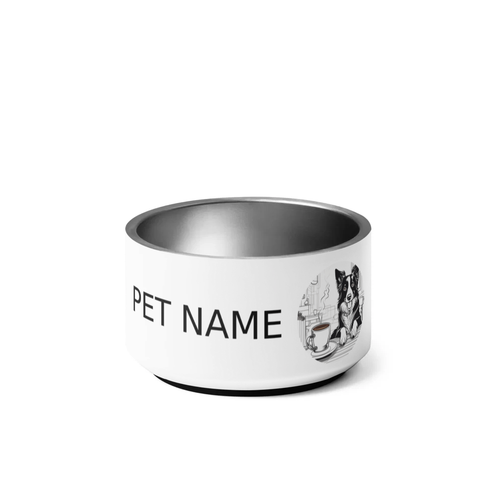 PugMug Custom Border Collie Pet Bowl