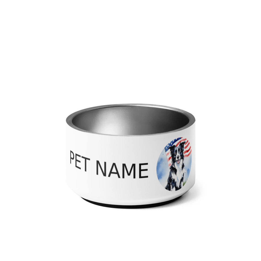 PugMug Custom Border Collie Pet Bowl