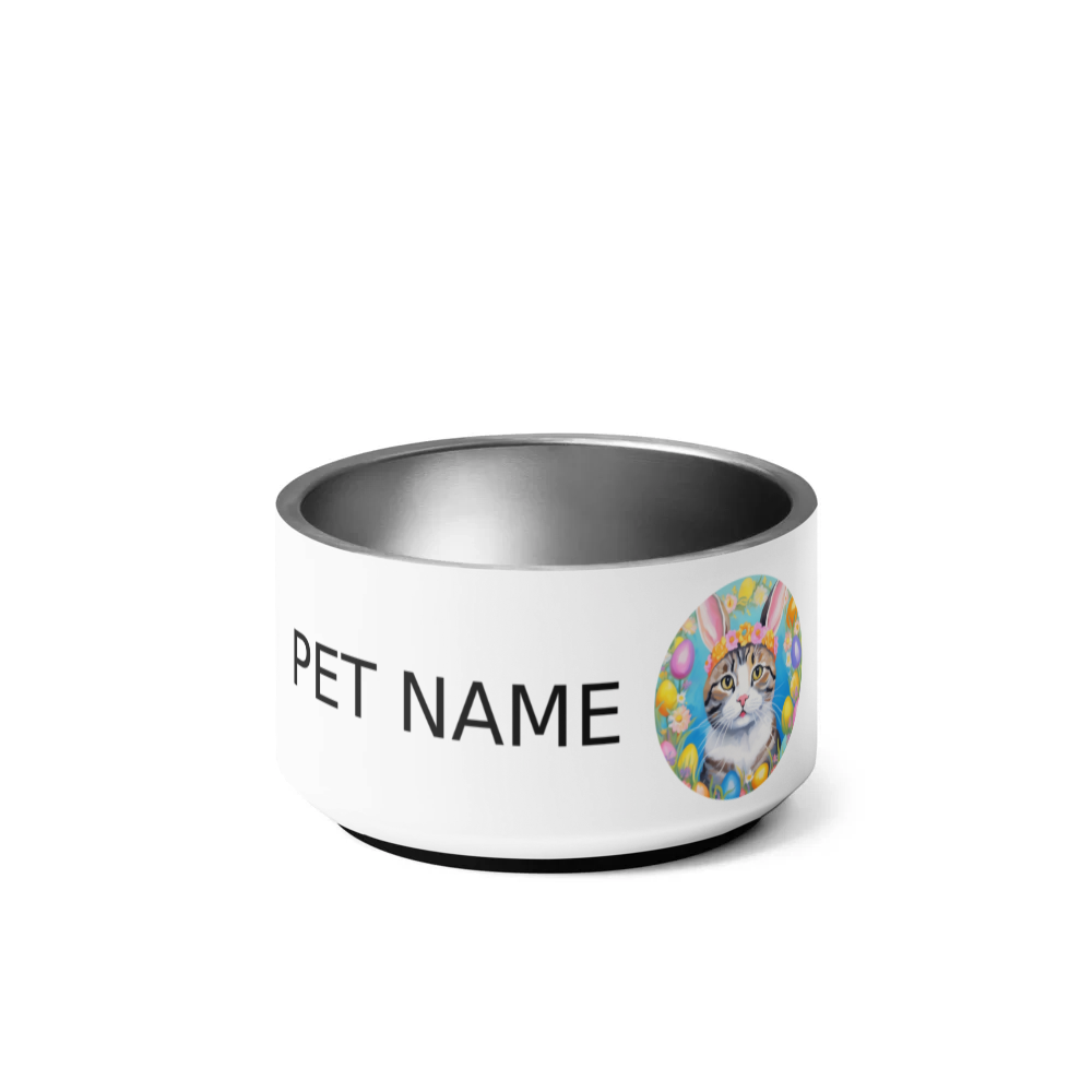 PugMug Custom Tabby Scottish Fold Cat Pet Bowl