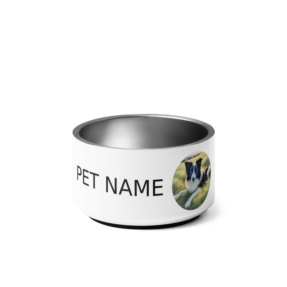 PugMug Custom Border Collie Pet Bowl