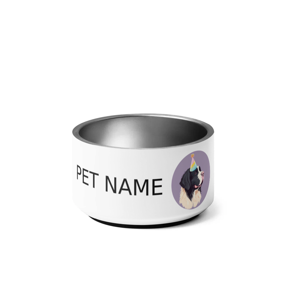 PugMug Custom Newfoundland Pet Bowl