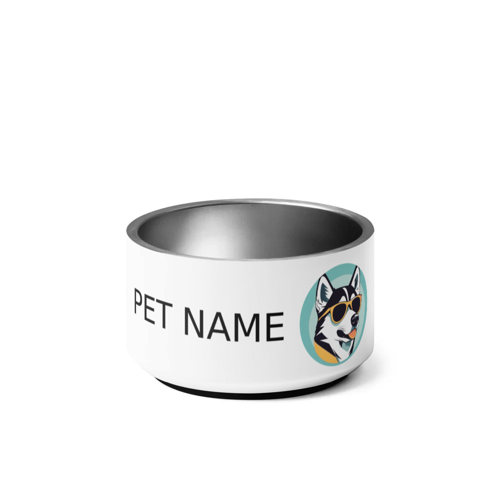 PugMug Custom Siberian Husky Pet Bowl