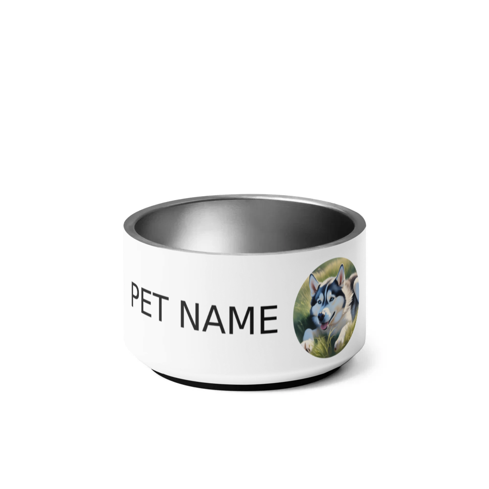 PugMug Custom Siberian Husky Pet Bowl