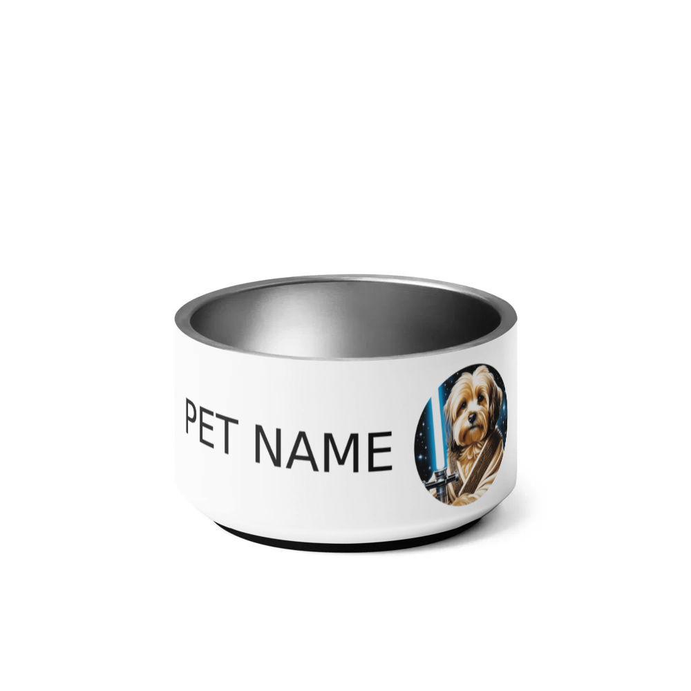 PugMug Custom Tan Havanese Dog Pet Bowl