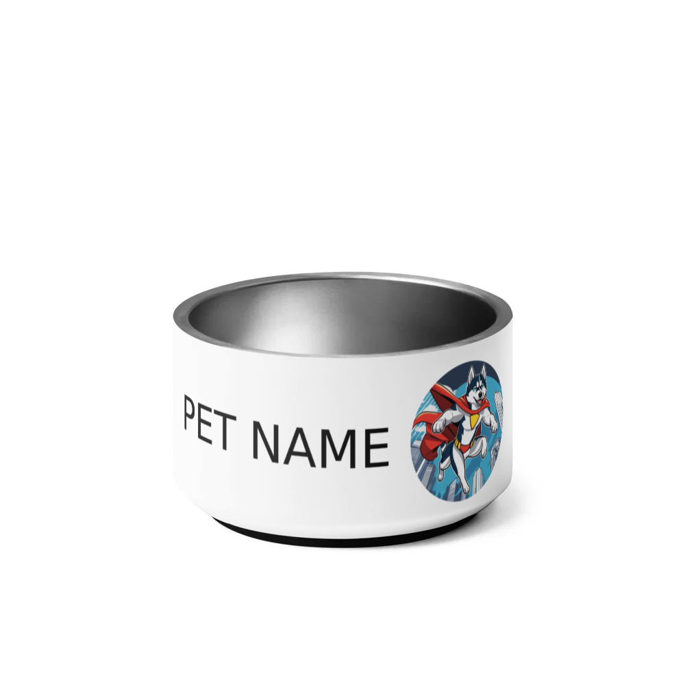 PugMug Custom Siberian Husky Pet Bowl