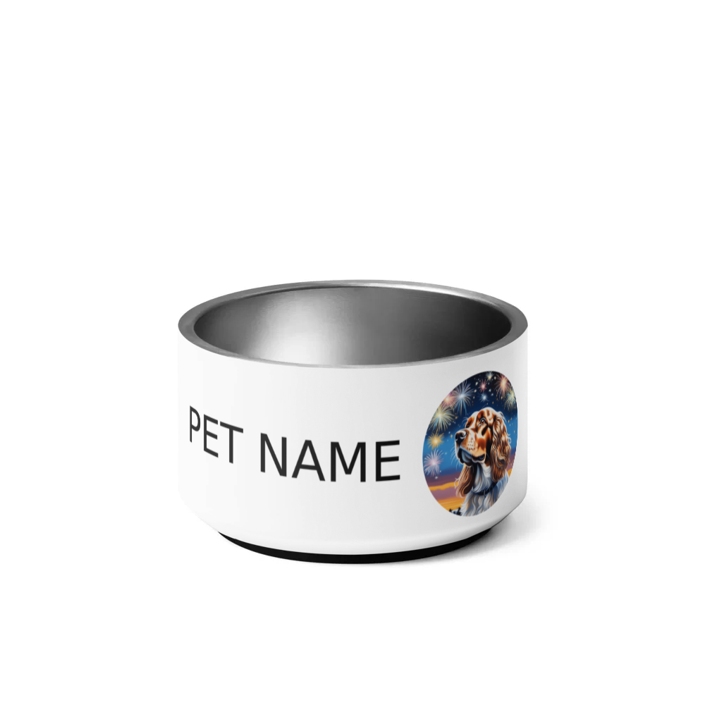 PugMug Custom English Cocker Spaniel Pet Bowl