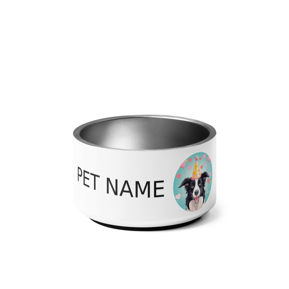 PugMug Custom Border Collie Pet Bowl