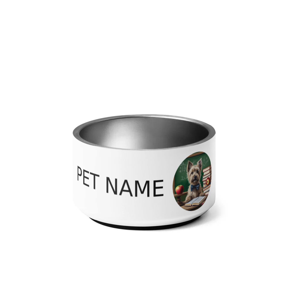 PugMug Custom Cairn Terrier Pet Bowl