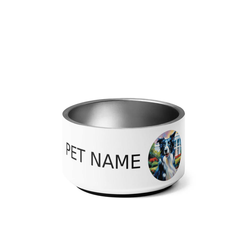 PugMug Custom Border Collie Pet Bowl