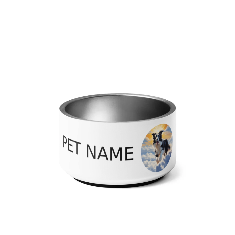 PugMug Custom Border Collie Pet Bowl