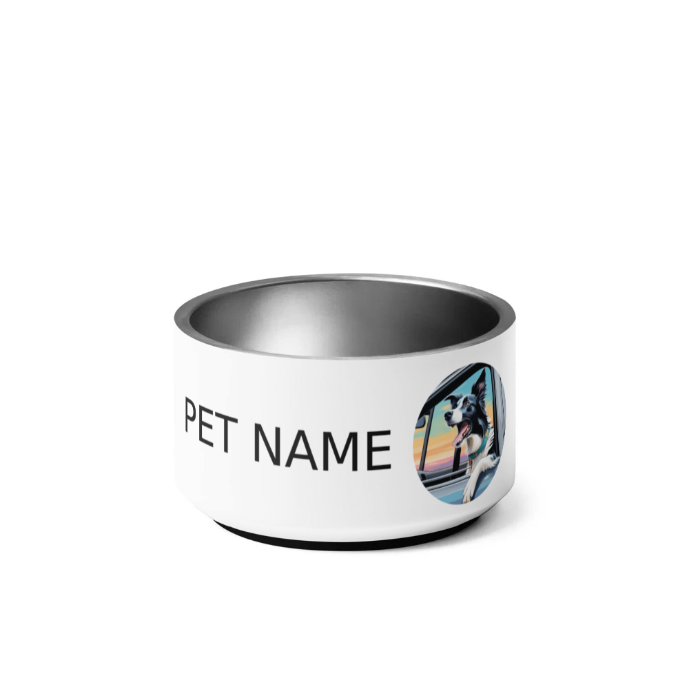 PugMug Custom Border Collie Pet Bowl