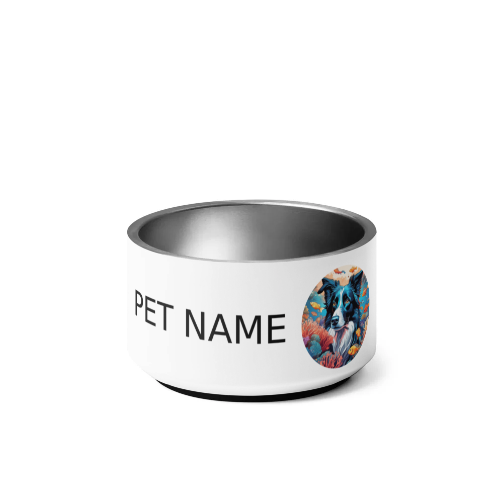 PugMug Custom Border Collie Pet Bowl