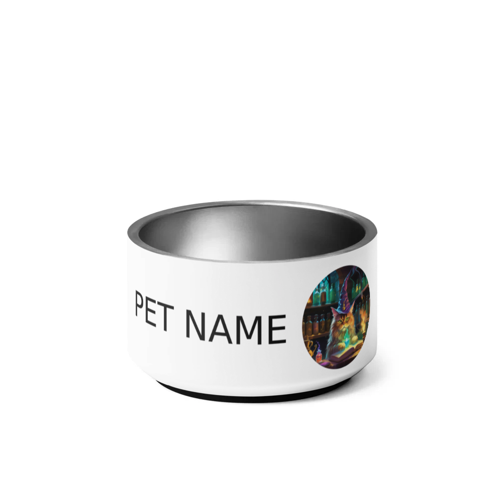 PugMug Custom Tabby Persian Cat Pet Bowl