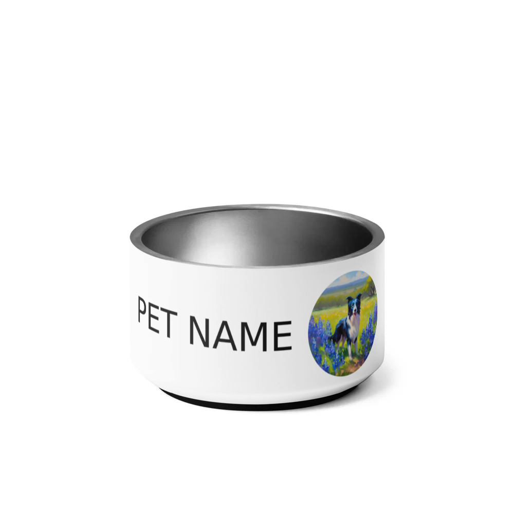 PugMug Custom Border Collie Pet Bowl