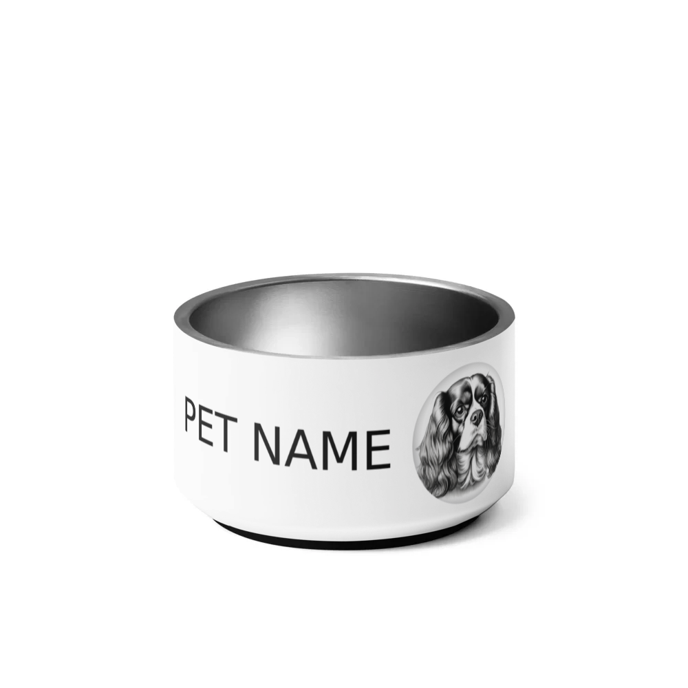 PugMug Custom Cavalier King Charles Spaniel Pet Bowl