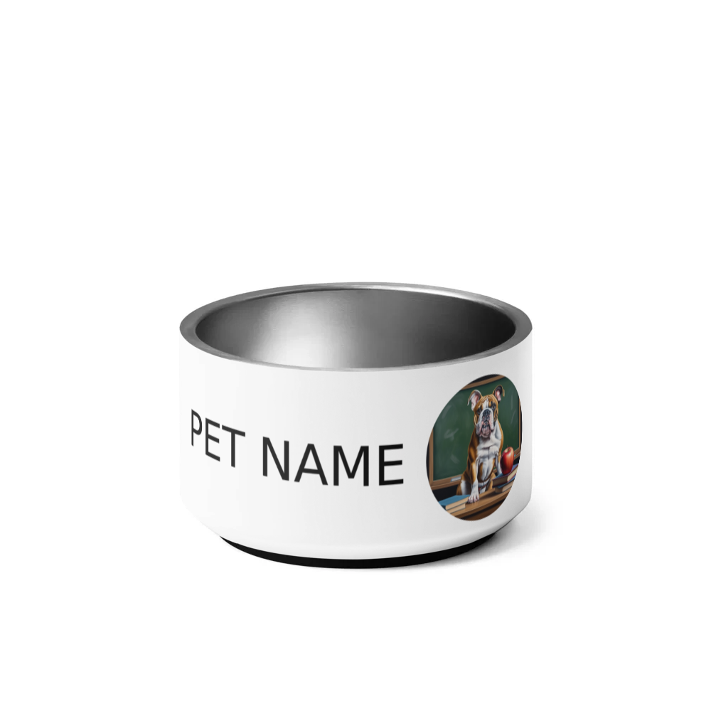 PugMug Custom Bulldog Pet Bowl