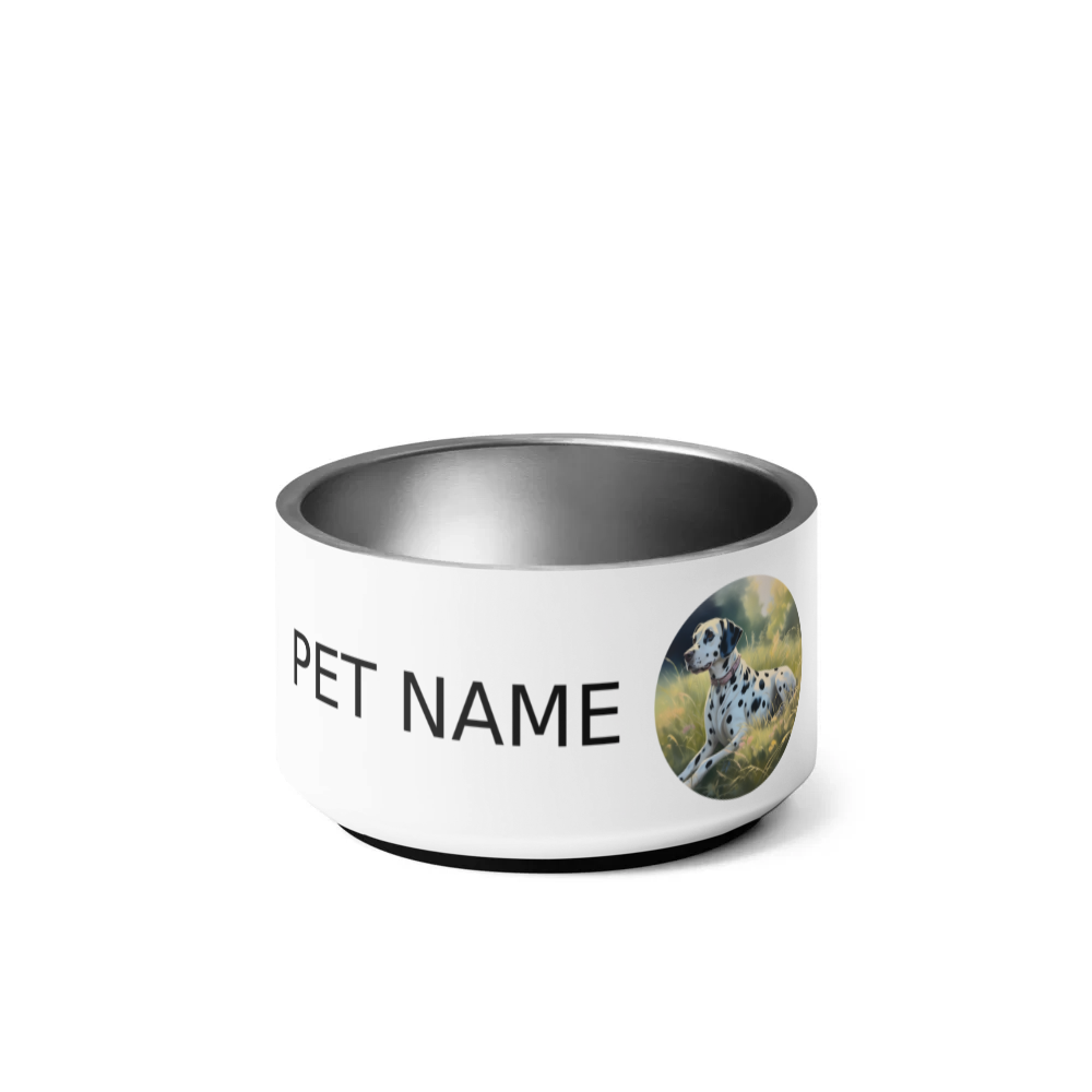 PugMug Custom Dalmatian Pet Bowl