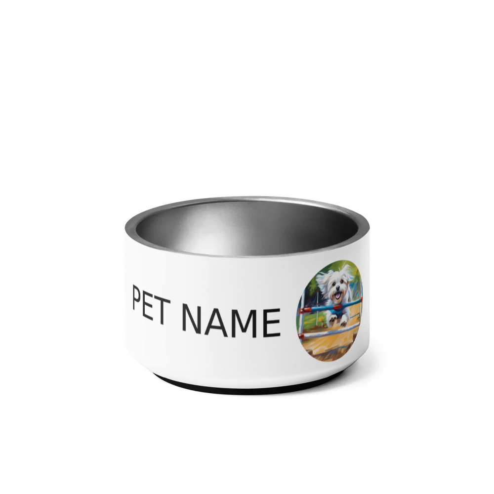 PugMug Custom Maltese Dog Pet Bowl