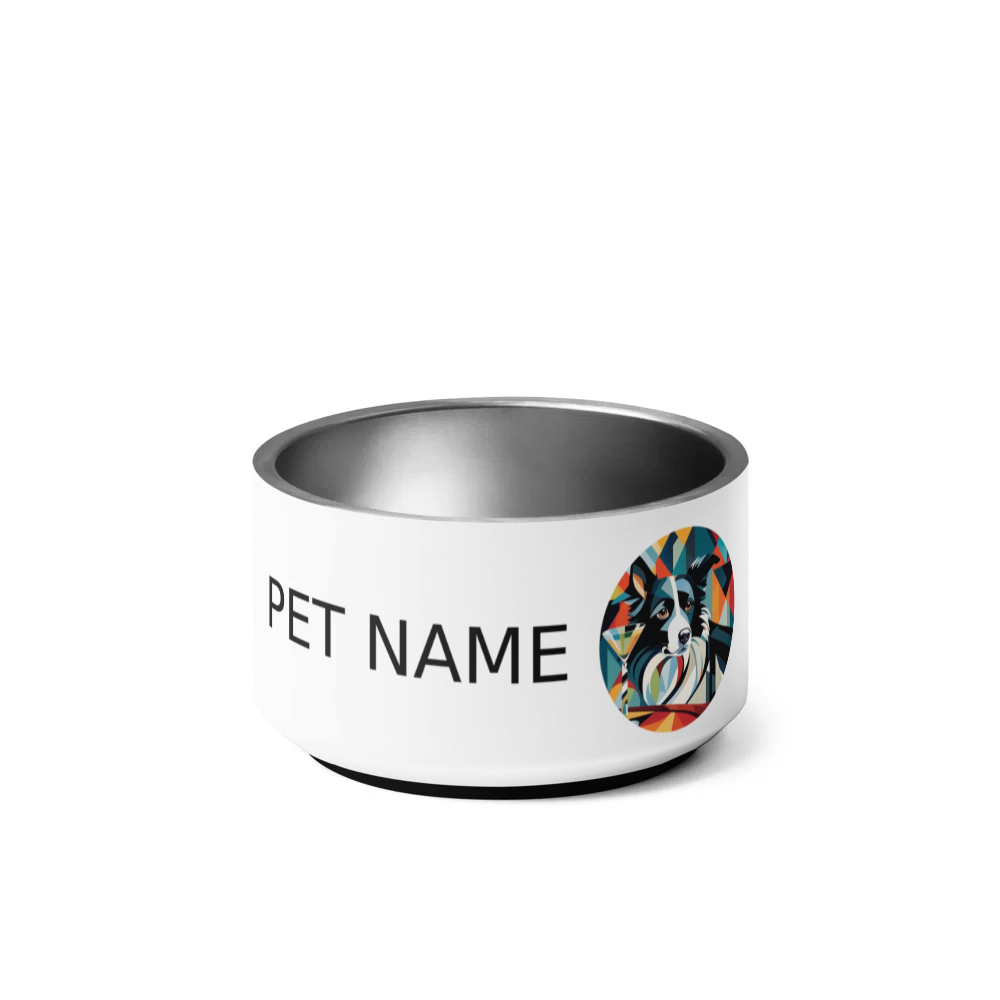 PugMug Custom Border Collie Pet Bowl