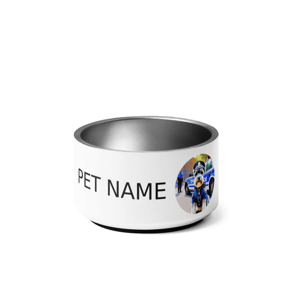 PugMug Custom Miniature Schnauzer Pet Bowl