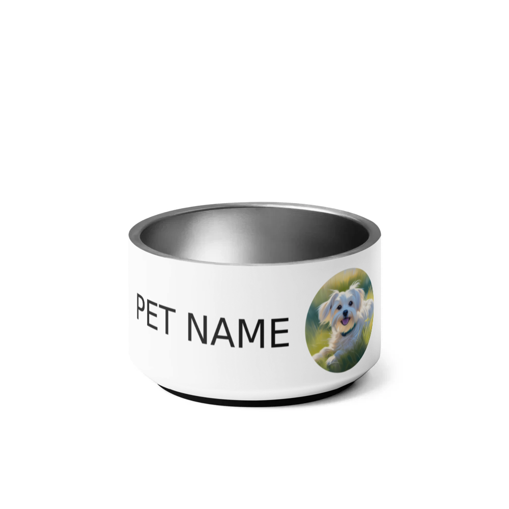 PugMug Custom Maltese Dog Pet Bowl