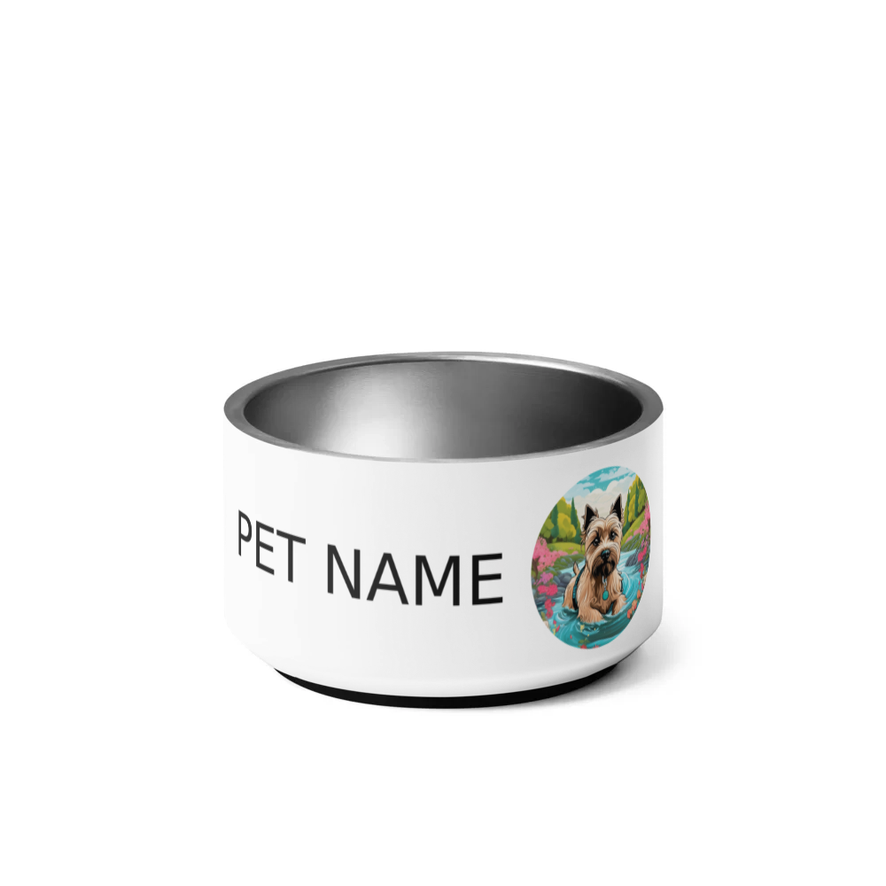PugMug Custom Cairn Terrier Pet Bowl