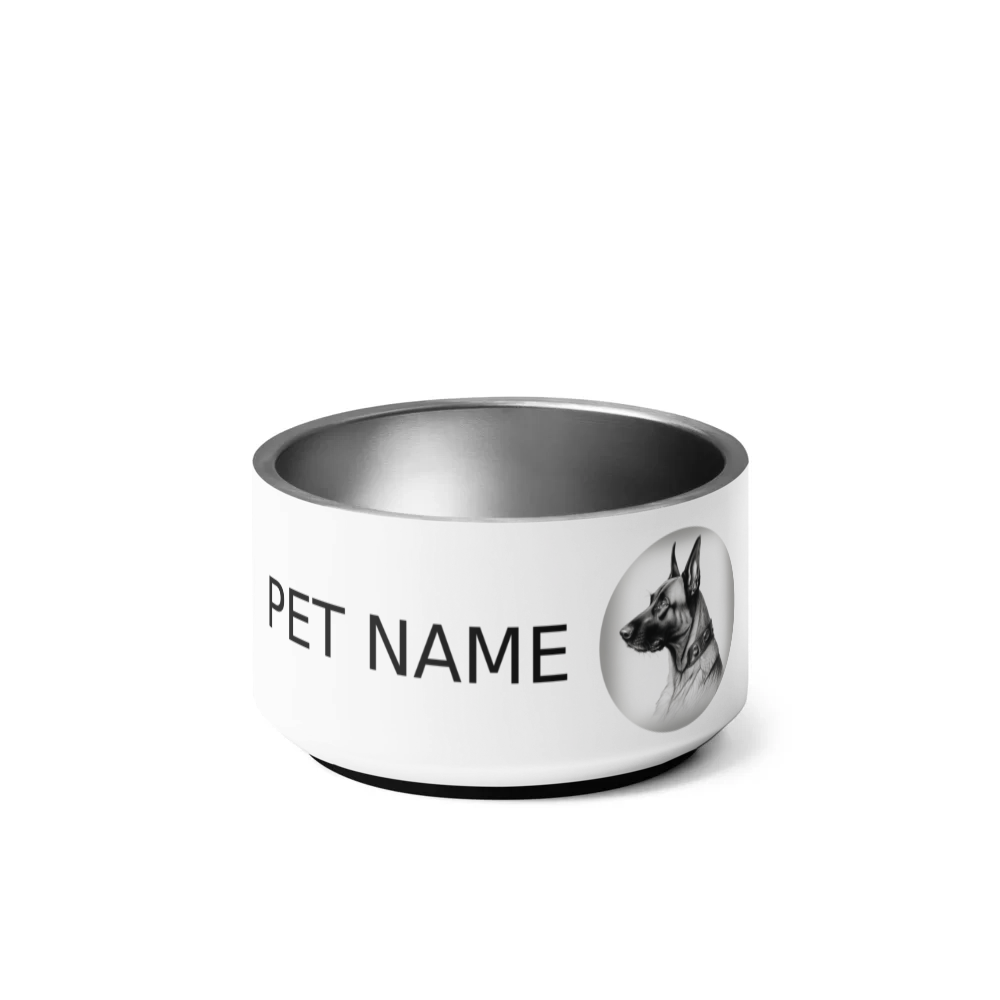 PugMug Custom Belgian Malinois Pet Bowl