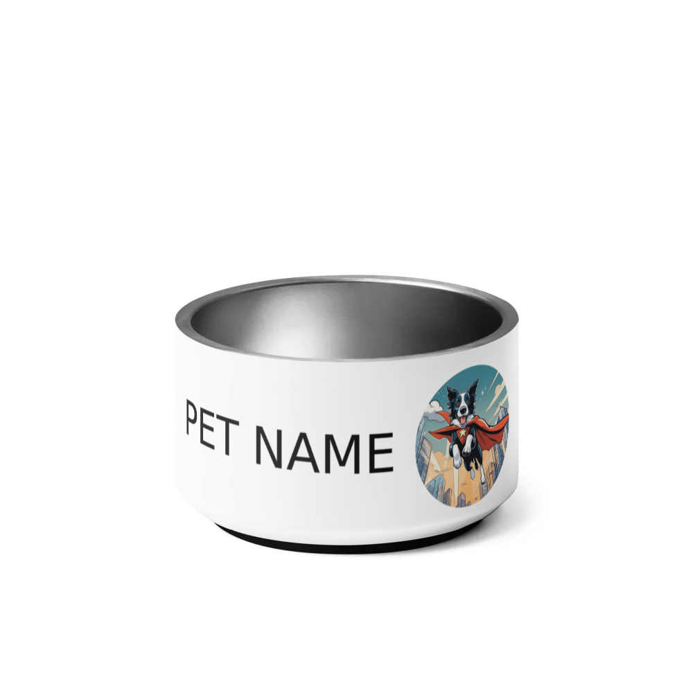 PugMug Custom Border Collie Pet Bowl