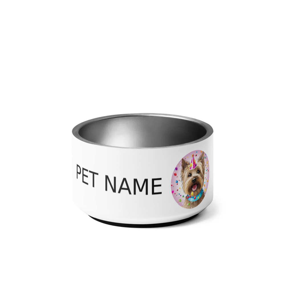PugMug Custom Cairn Terrier Pet Bowl