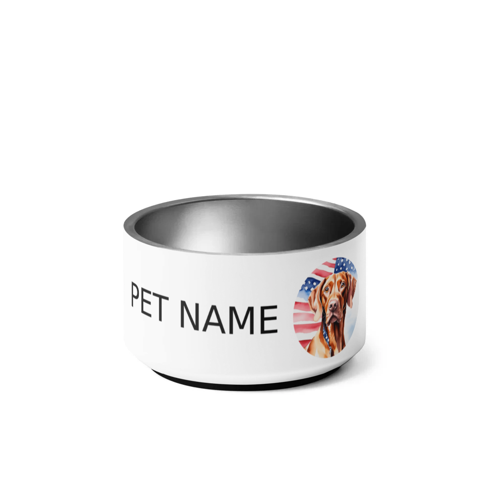 PugMug Custom Vizsla Pet Bowl