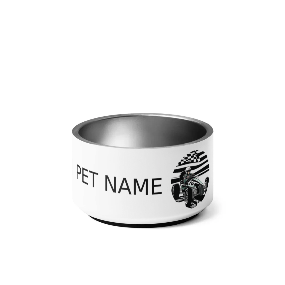 PugMug Custom Black Dachshund Pet Bowl