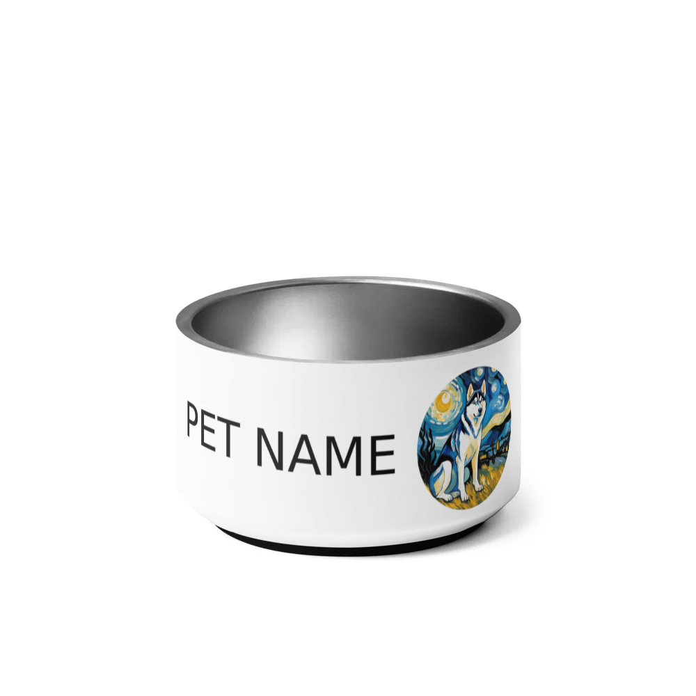 PugMug Custom Siberian Husky Pet Bowl
