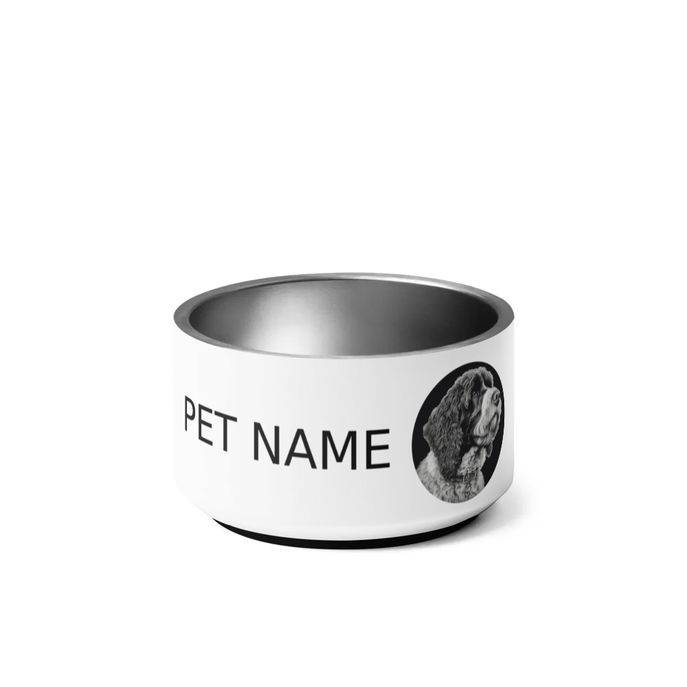 PugMug Custom Portuguese Water Dog Pet Bowl