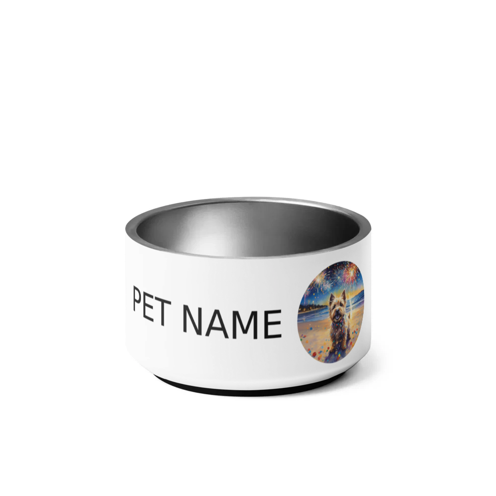 PugMug Custom Cairn Terrier Pet Bowl